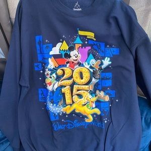 Disney Celebration 2015 Crew neck sweater size large
